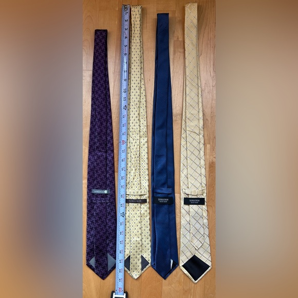 👔4️⃣ Bundle of 4 Nordstrom/ Nordstrom Men’s Shop Neckties/ Neck Ties—Standard - Picture 6 of 17